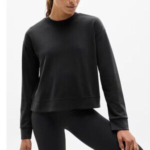 Athleta | Seasoft Crewneck Sweatshirt | Black | M
